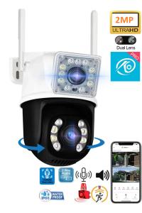 O-KAM-3011 2MP+2MP 4MM WİFİ  IP66 OKAM  Mobil Wi-Fi Kamera WİFİ - 1
